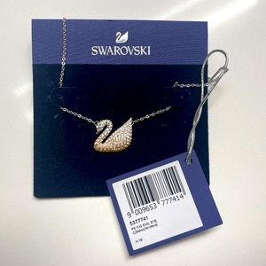 Swarovski iconic swan pendant